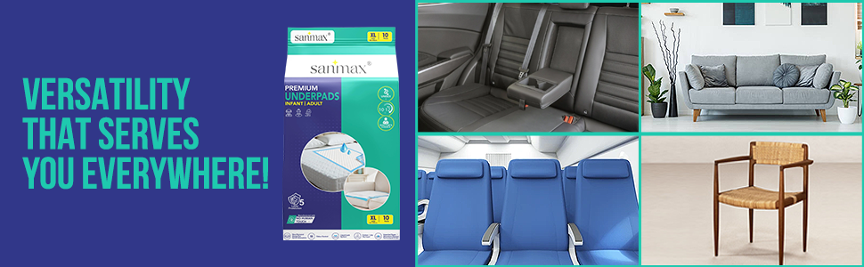 Sanmax Premium Underpads - 90 x 60 cm | XL