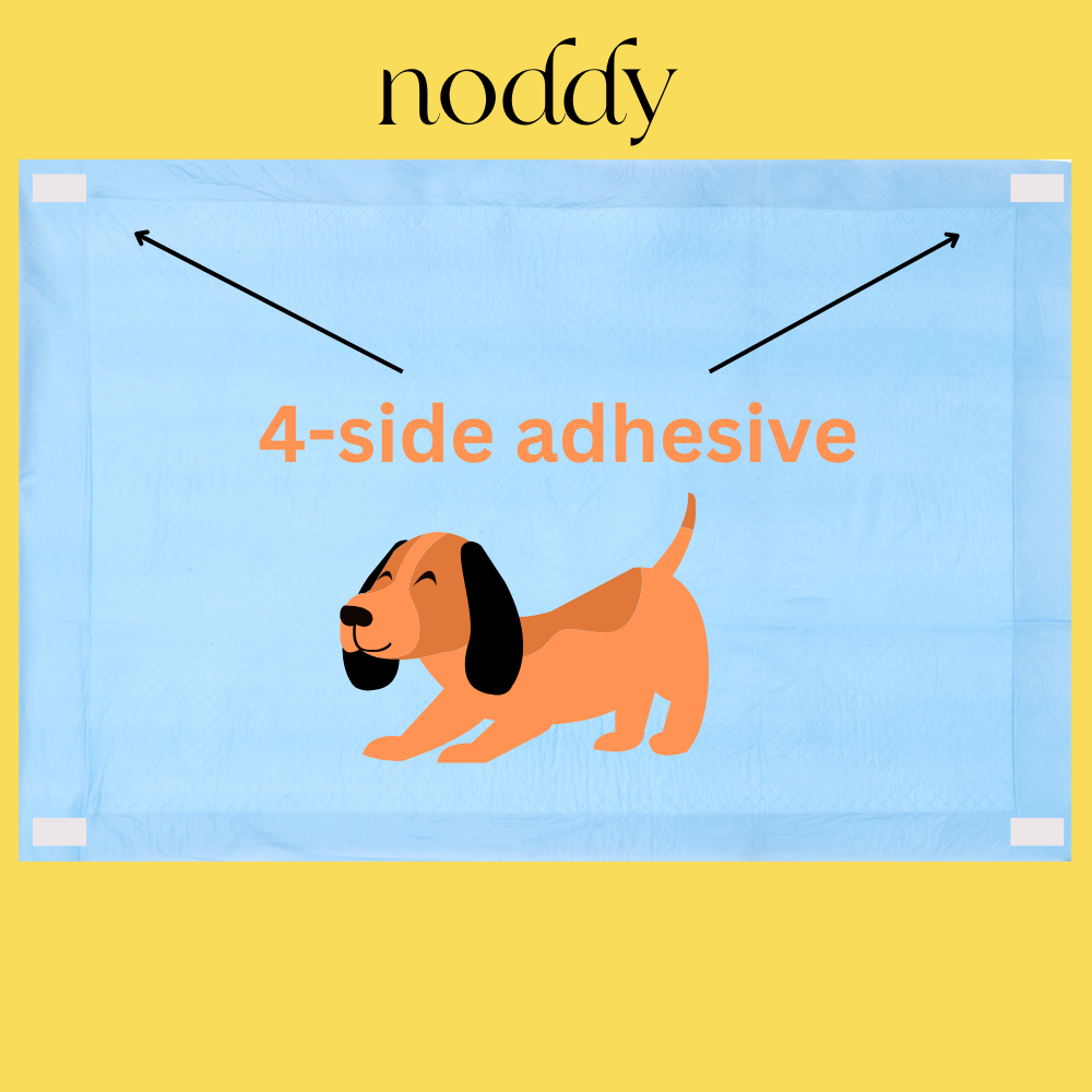 Noddy Training Pads with Leak-Proof and Super Absorbing Power, Liquid Lock System | Pack of 30 Pcs of 60 x 90 cm