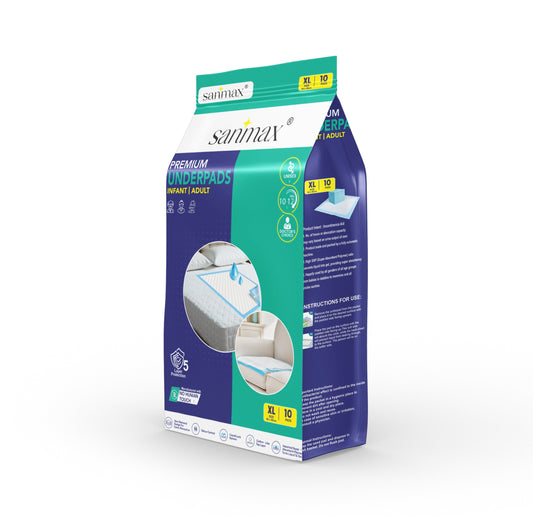 Sanmax Premium Underpads - 90 x 60 cm | XL